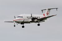 F-HBCG @ LFRB - Beech 1900D, On final rwy 25L, Brest-Bretagne airport (LFRB-BES) - by Yves-Q
