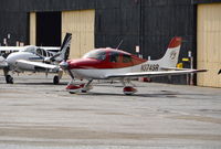 N374SR @ EGTF - Cirrus SR22 G3 GTSX Turbo at Fairoaks. - by moxy