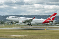VH-EBE @ YPPH - Airbus A330-202 Qantas VH-EBE. Final rwy 03 YPPH 240916. - by kurtfinger