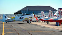 VH-WWA @ YPEA - NAA Texan tail code A, Navy Alameda. Civil register VH-WWA. RAAF Base Pearce (YPEA). 20/05/2012. - by kurtfinger