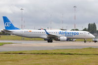 EC-KXD @ EGSH - Arriving at Norwich from Madrid. - by keithnewsome