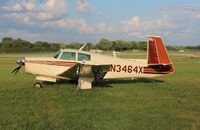N3464X @ KOSH - Mooney M20E - by Mark Pasqualino