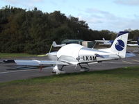 G-LKAM @ EGLK - Parked up at her home base at Blackbushe Airport. - by James Lloyds