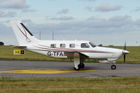 G-TFAM @ EGSH - Departing from Norwich. - by Graham Reeve