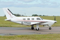 G-TFAM @ EGSH - Leaving Norwich. - by keithnewsome