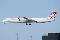 9A-CQB @ LOWW - Croatia Airlines Dash 8-400 - by Thomas Ramgraber
