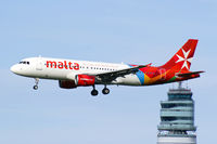 9H-AEK @ LOWW - Air Malta Airbus A320 - by Thomas Ramgraber