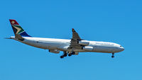 ZS-SXE @ YPPH - Airbus A340-313. South African Airways ZS-SXE, final rwy 21 YPPH 250119. - by kurtfinger