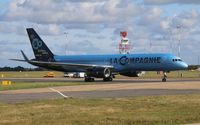 F-HTAG @ EGSH - Arriving at Norwich for paint work with Air Livery - by AirbusA320