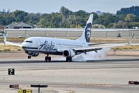N483AS @ KBOI - Landing RWY 10L.