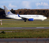 OY-JTP @ EKCH - OY-JTP taxi for takeoff rw 04R