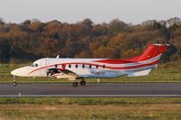 F-HETS @ LFRB - Raytheon Aircraft Company 1900D, Taxiing rwy 07R, Brest-Bretagne Airport (LFRB-BES) - by Yves-Q