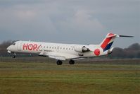 F-GRZO @ LFRB - Canadair Regional Jet CRJ-700, Landing Rwy 25L, Brest-Bretagne Airport (LFRB-BES) - by Yves-Q