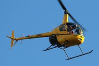 F-GUHR @ LFRB - Robinson R22 Beta, Training flight, Brest-Bretagne airport (LFRB-BES) - by Yves-Q