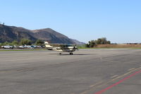 N4696S @ SZP - 1979 Cessna R182 SKYLANE RG, Lycoming O-540, taxi off the active - by Doug Robertson