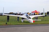 F-PJLB @ LFRU - Rutan Long-EZ, Static park, Morlaix-Ploujean airport (LFRU-MXN) air show 2019 - by Yves-Q