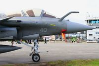 40 @ LFRU - Dassault Rafale M, Static display, Morlaix-Ploujean airport (LFRU-MXN) air show 2019 - by Yves-Q