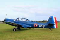 F-AZRP @ LFRU - Morane-Saulnier MS-733 Alcyon, Static display, Morlaix-Ploujean airport (LFRU-MXN) air show 2019 - by Yves-Q