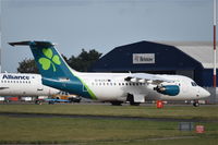 EI-RJN @ EGSH - Under going low power engine runs. - by Graham Reeve
