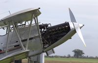 G-BTVE @ EGTH - Hawker Demon engine cover off for testing at Old Warden - by Chris Holtby