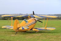 F-GKGZ @ LFRU - Pitts S-2A Special, Static display, Morlaix-Ploujean airport (LFRU-MXN) air show 2019 - by Yves-Q