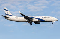 4X-EKP @ EDDK - 4X-EKP - Boeing 737-8Q8(WL) - El Al Israel Airlines