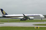 9V-SMV @ EGCC - At Manchester - by Terry Fletcher