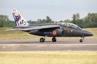 E42 @ LFSI - Dassault-Dornier Alpha Jet E, Taxiing rwy 29, St Dizier-Robinson Air Base 113 (LFSI) Open day 2017 - by Yves-Q