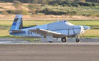 OE-DLV @ EGFH - Newly resident Mooney M20J. - by Roger Winser