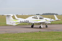 G-LSZA @ EGSH - Leaving Norwich. - by keithnewsome