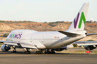 EC-KXN @ LEMD - Wamos Air Boeing 747-400 - by Thomas Ramgraber