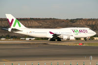 EC-KXN @ LEMD - Wamos Air Boeing 747-400 - by Thomas Ramgraber