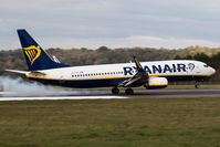 EI-FIK @ EGGD - Landing RWY 09 - by Dominic Hall