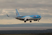 G-TAWN @ EGGD - Landing RWY 09 - by Dominic Hall