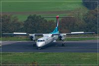 LX-LGF @ EDDR - De Havilland Canada DHC-8-402Q, - by Jerzy Maciaszek