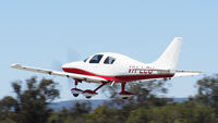VH-LCU @ YSEN - VH-LCU Lancair LC-42-550FG Colombia 350. Serpentine airfield 271019.