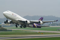 HS-TGB @ LSZH - Thai Boeing 747-400 - by Thomas Ramgraber