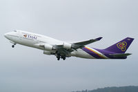 HS-TGB @ LSZH - Thai Boeing 747-400 - by Thomas Ramgraber
