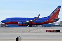N261WN @ KBOI - Landing roll out on RWY 10L.