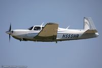 N555HR @ KOSH - Mooney M20M Bravo  C/N 27-0333, N555HR - by Dariusz Jezewski www.FotoDj.com