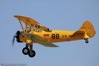 N65693 @ KOSH - Boeing B75N1 Stearman  C/N 75-6966, N65693