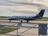 N816SH @ KDVN - This is a Cessna 560 - by Floyd Taber