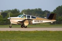 N2813A @ KOSH - Beech V35A Bonanza  C/N D-9057, N2813A - by Dariusz Jezewski www.FotoDj.com
