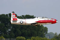 N133KK @ KOSH - Canadair T-33 Shooting Star Pearl 1  C/N T33-556, N133KK - by Dariusz Jezewski www.FotoDj.com