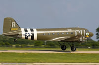 N45366 @ KOSH - Douglas DC-3 D-Day Doll C/N 11757, N45366 - by Dariusz Jezewski www.FotoDj.com