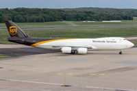 N612UP @ EDDK - N612UP - Boeing 747-8F - United Parcel Service (UPS) - by Michael Schlesinger