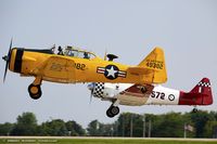 N5451E @ KOSH - North American T-6G Texan  C/N 168-496, N5451E - by Dariusz Jezewski www.FotoDj.com