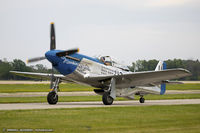 N51VL @ KOSH - North American F-51D Mustang Moonbeam Mc Swine  C/N 44-12473 , NL51VL