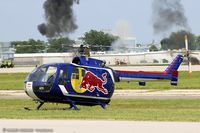 N154EH @ KOSH - MBB B0-105CBS-4  C/N S-704  Chuck Aaron - Red Bull, N154EH