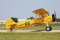 N222FK @ KOSH - Boeing A75 PT-13 Kaydet  C/N 75-4559, N222FK